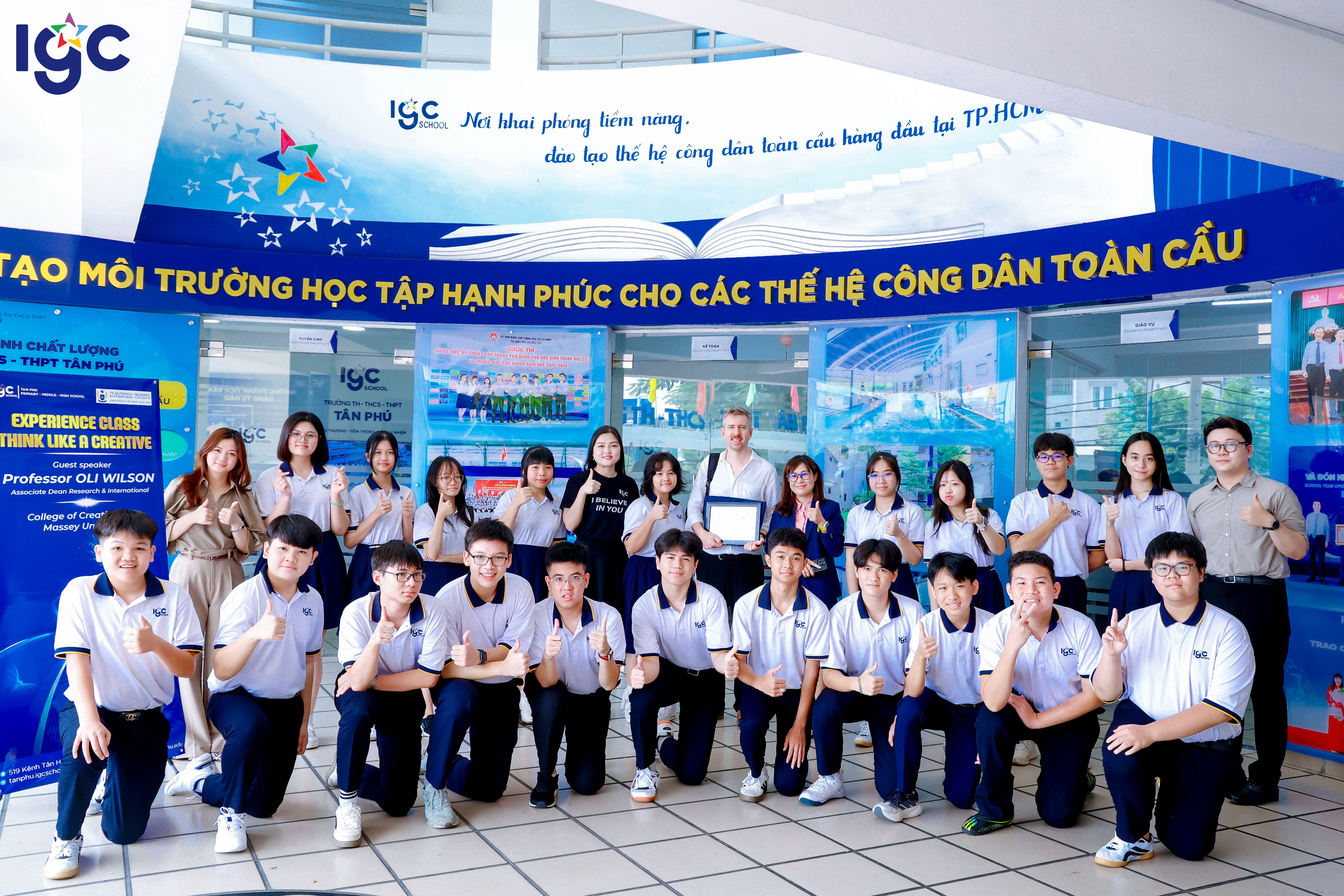 Lớp học kết nối "Think like a creative" | Học sinh IGC Shcool thử sức với tư duy sáng tạo